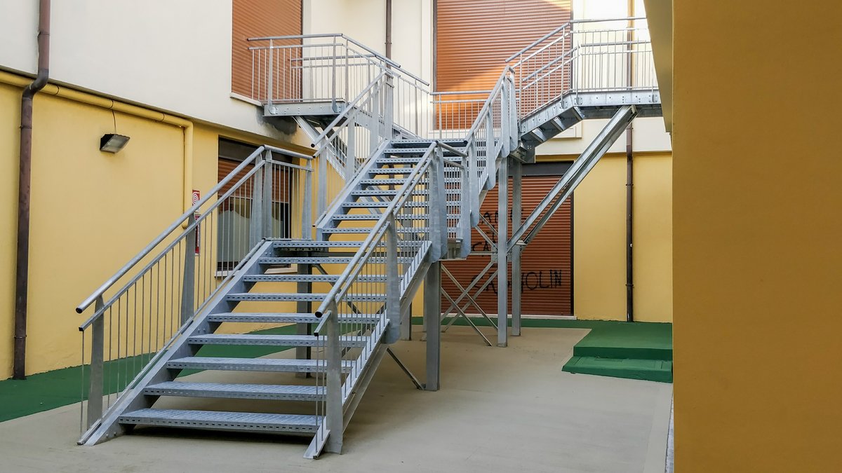 Scala Di Emergenza Antincendio 5m - Ignifuga Con Moschettoni, Per Evacuazione Rapida Da 2 A 5 Piani - Foto 7